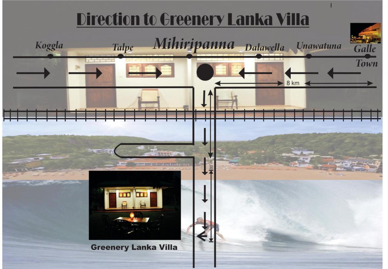 Greenery Lanka Villa Unawatuna Kültér fotó